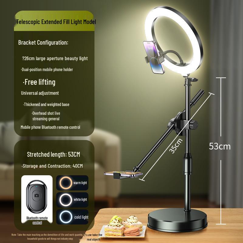 Professional Mobile Phone Holder for Overhead Shots - 2025 Model for Live Streaming, Vlogs, and Photography