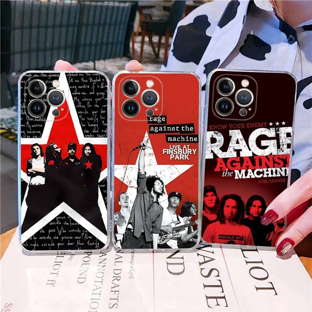 R-Rage A-Against T-The M-Machine Band For IPhone 17 16 15 14 13 12 11 Pro Max Plus Phone Case High End Silicone
