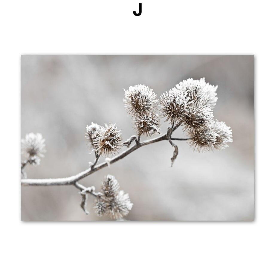 Winter Kiefer Haus Elch Blume Wand Kunst Leinwand Nordic Poster Malerei Und Drucke Wand Bilder Für Wohnzimmer Dekoration