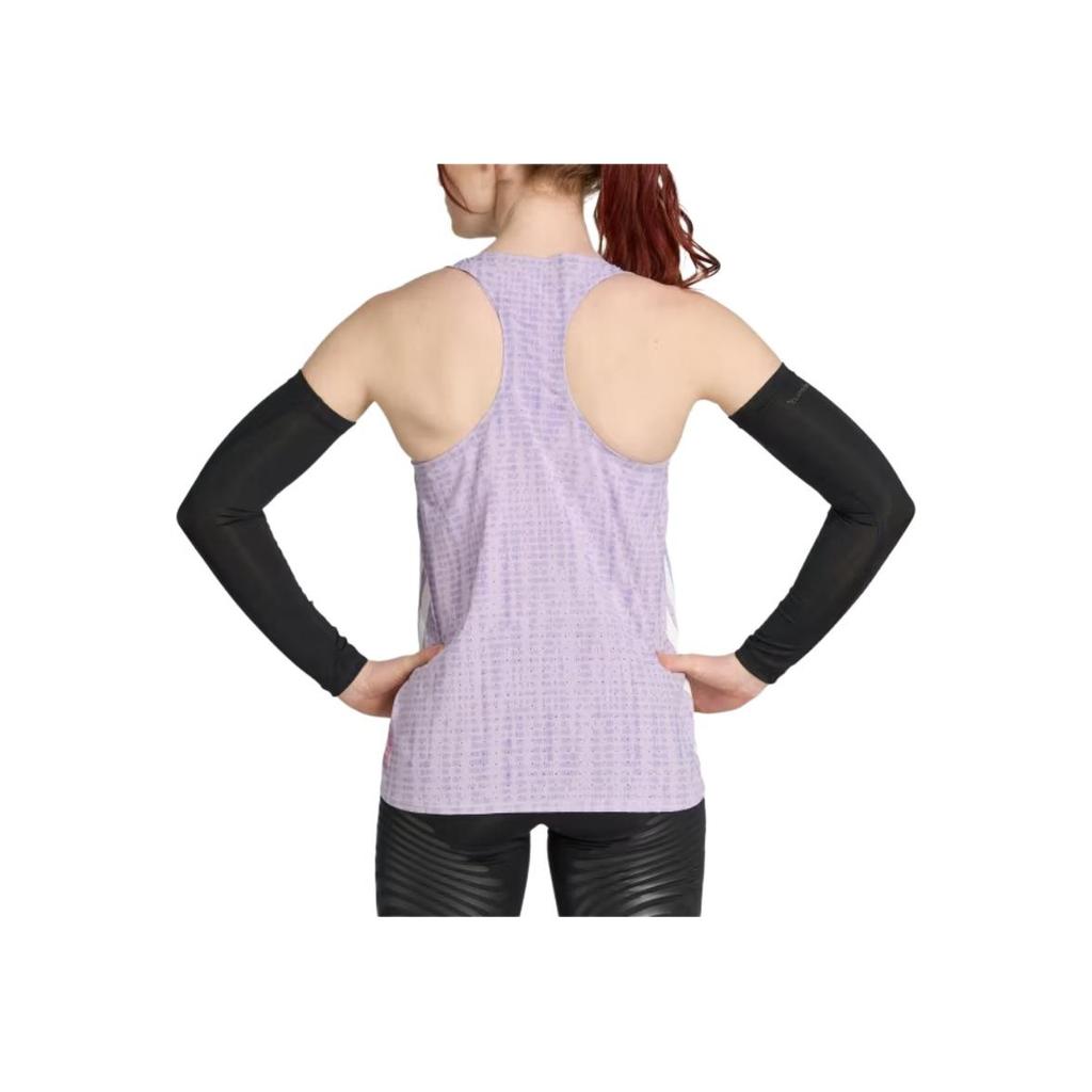 adidas Adizero Moda Cómodo Suave Respetuoso con la Piel Camiseta sin Mangas Tops para Mujer JV7157