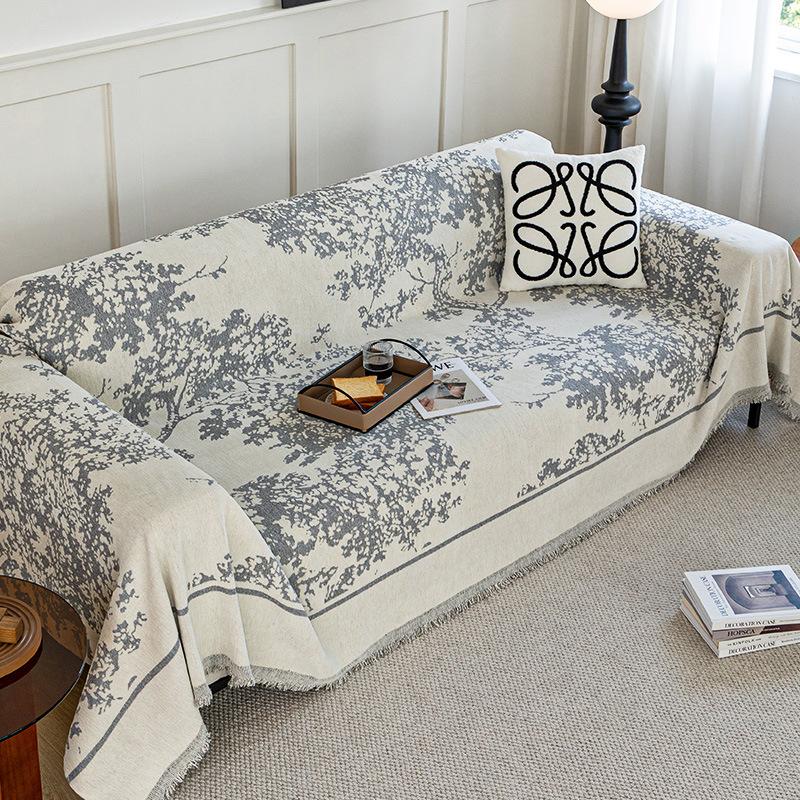 Jacquard Chenille Sofa Cushion Four Seasons Universal Anti-Scratching Sofa Towel All-Inclusive One-Piece Cover Sofa Slipcover Cover Cloth