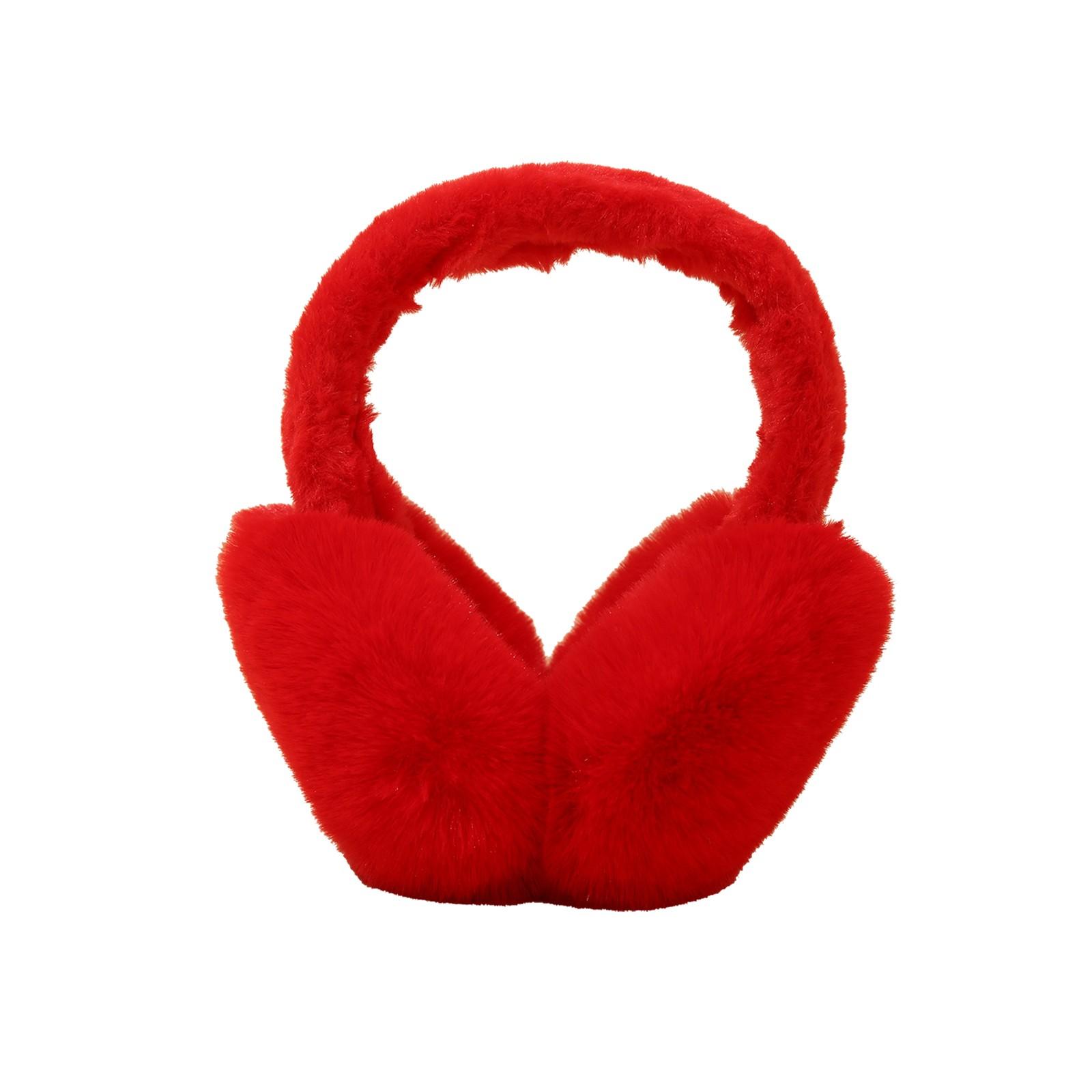 

Рождественские зимние взрослые теплые складные вкладыши для ушей ветрозащитные и морозостойкие вкладыши для ушей One Size красный