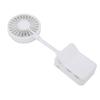 Clamp On Desk Fan 1200mAh USB Rechargeable Personal Fan 3 Speed Setting Multi Angle Adjustable for Bedroom Dormitory