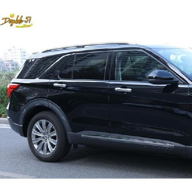 Chrome Door Handles Cover Trim Decor Fit For Ford Explorer -