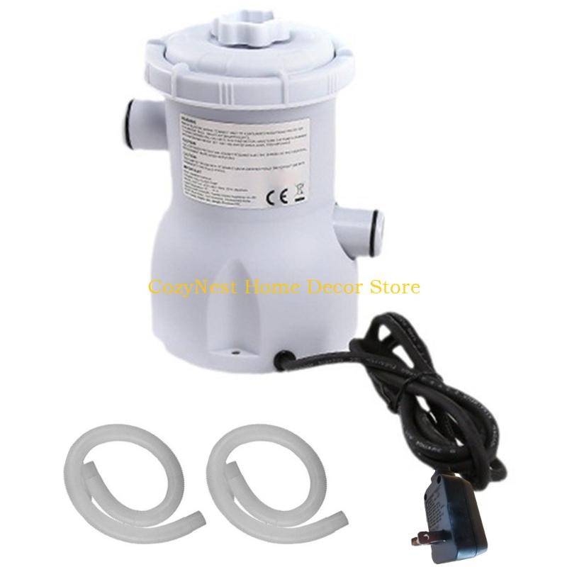 92MF 300GPH Pool Filter Pump Pool Filter Pump 110-220V Cartridge Filter Pump 300GPH Above Ground Pool Filter Cartridge Pump