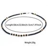 Stylish Natural Stone Necklace For Men Handmade 23 Inches Long Collar Unfading Hematite Stone Healing Neck Accessories Hombre
