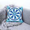 Exotic Portuguese Pattern Cushion Cover Premium Comfort Reversible Pillow Cove Two in One Design for Any Room  Car Interior