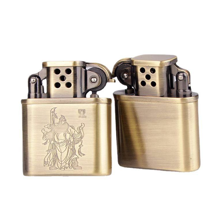 "HY-303 Dolphin Metal Inflatable Flame Lighter - Creative High-End Gift"