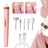 Electric Nail Grinder Nail Polishing Machine With Light Portable Mini Electric Manicure Nail Art Pen Tools For Salon Drill