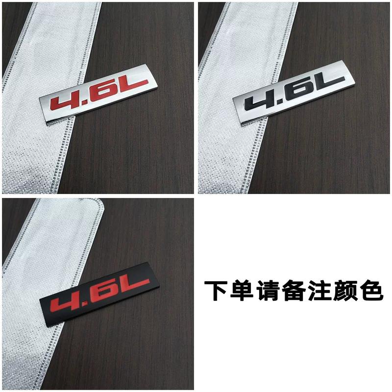 Car three-dimensional displacement car logo 1.8L2.0L2.4L3.6L5.7L6.4L4.0L displacement tail label metal car logo