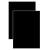 Doppelseitige schwarze Blattkarton A4 bedruckbare schwarze Blatt für Etiketten und DIY-Etiketten, Karte, Bastelverzierungen, Drucker und Kopierer