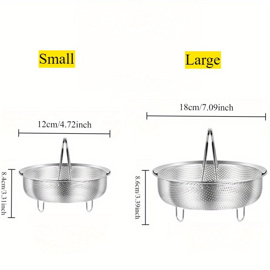 304 Stainless Steel Food Steamer Basket for Egg Meat Prssure Cooker Rice Steam Basket