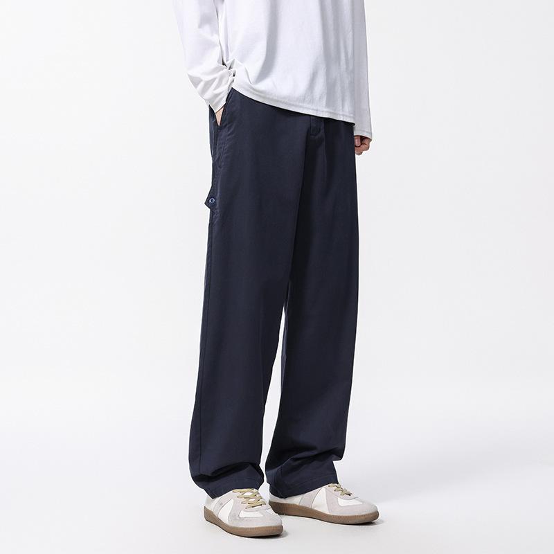 Spring and summer new men's casual Lyocell ice-feeling ice silk men's thin casual pants men's loose casual pants