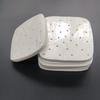 Natural White Multi-Size Oil-Absorbing Air Fryer & Steamer Paper - Perforated, Oil-Proof, Food-Grade Silicone for Kitchen Use