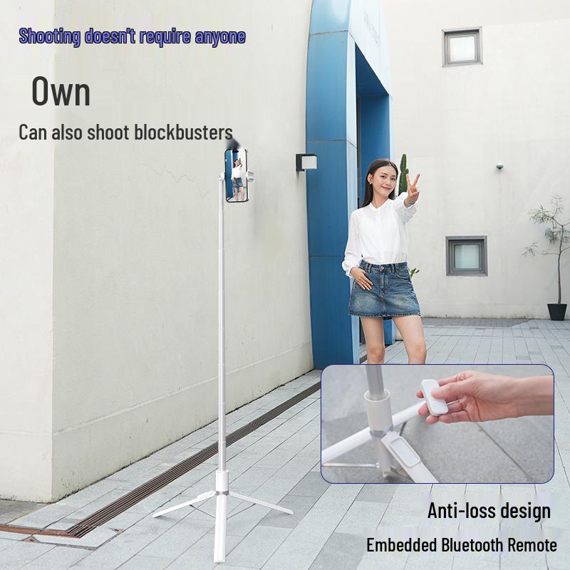 Jumping Stick Universal Phone Selfie Tripod - Portable Live Broadcast Photography Holder