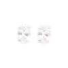 Earrings - LUXENTER - Essential Medium - 925 Sterling Silver - Paved Zircon - Rhodium Plated