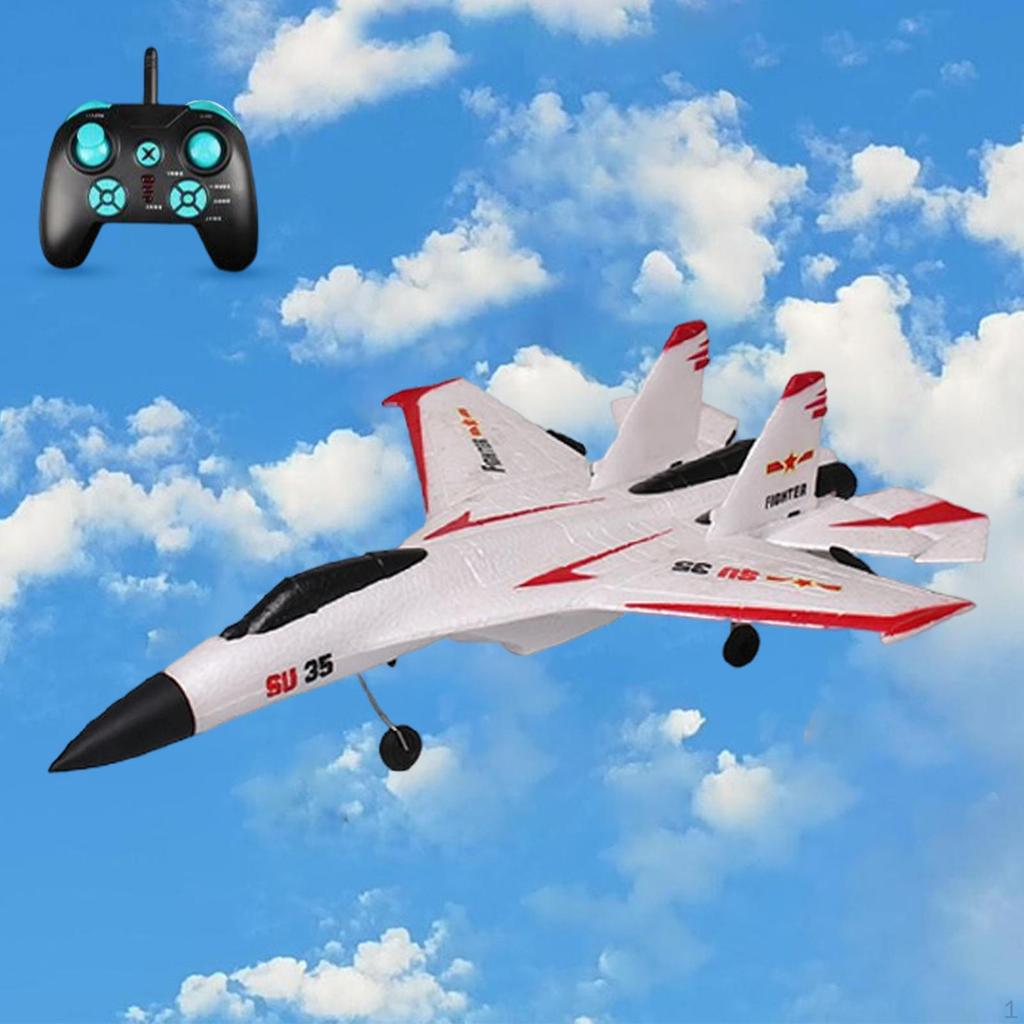 Remote Control Outdoor Toy Easy USB Rechargable Fixed Wing with Gyro RC Plane Glider for Adults Boys