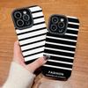 Vertical Grain Leather Simple Design Printed Soft Silicone Phone Case Back Cover with Camera Lens Full Protection for Samsung