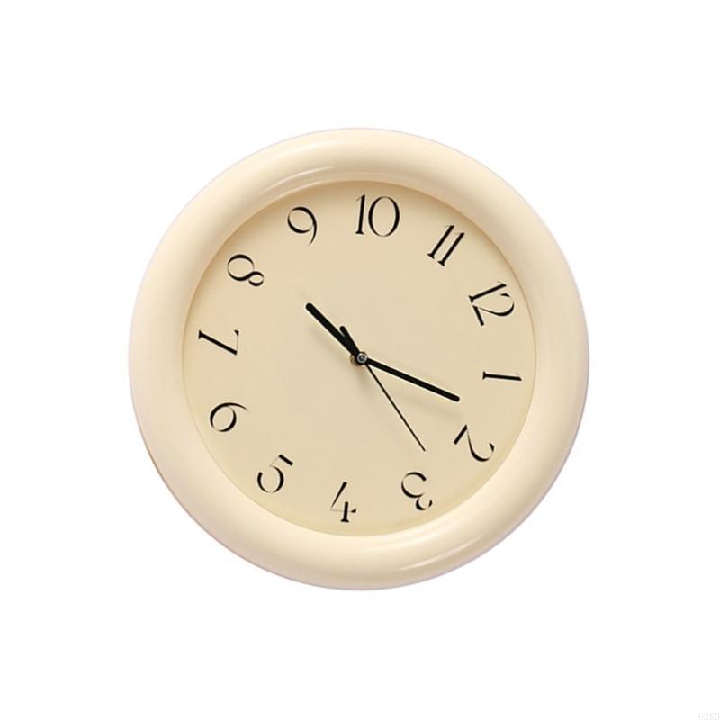 62KD Wall Clock Fashion Silents Modern Creative Rustics Decorative Clock Small Clock for Dining Room Home Office Bathroom