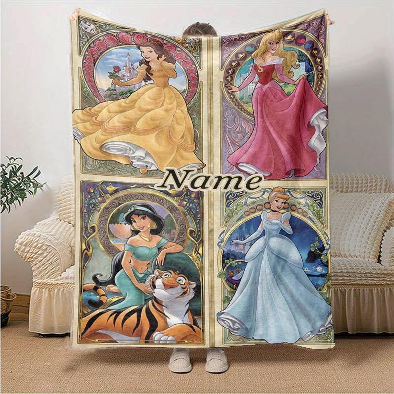 Custom 1pc Princess Jasmine's Dream Blanket, Soft And Comfortable Blanket, Casual Warm, Camping Travel Blanket, Birthday Gift Q910211