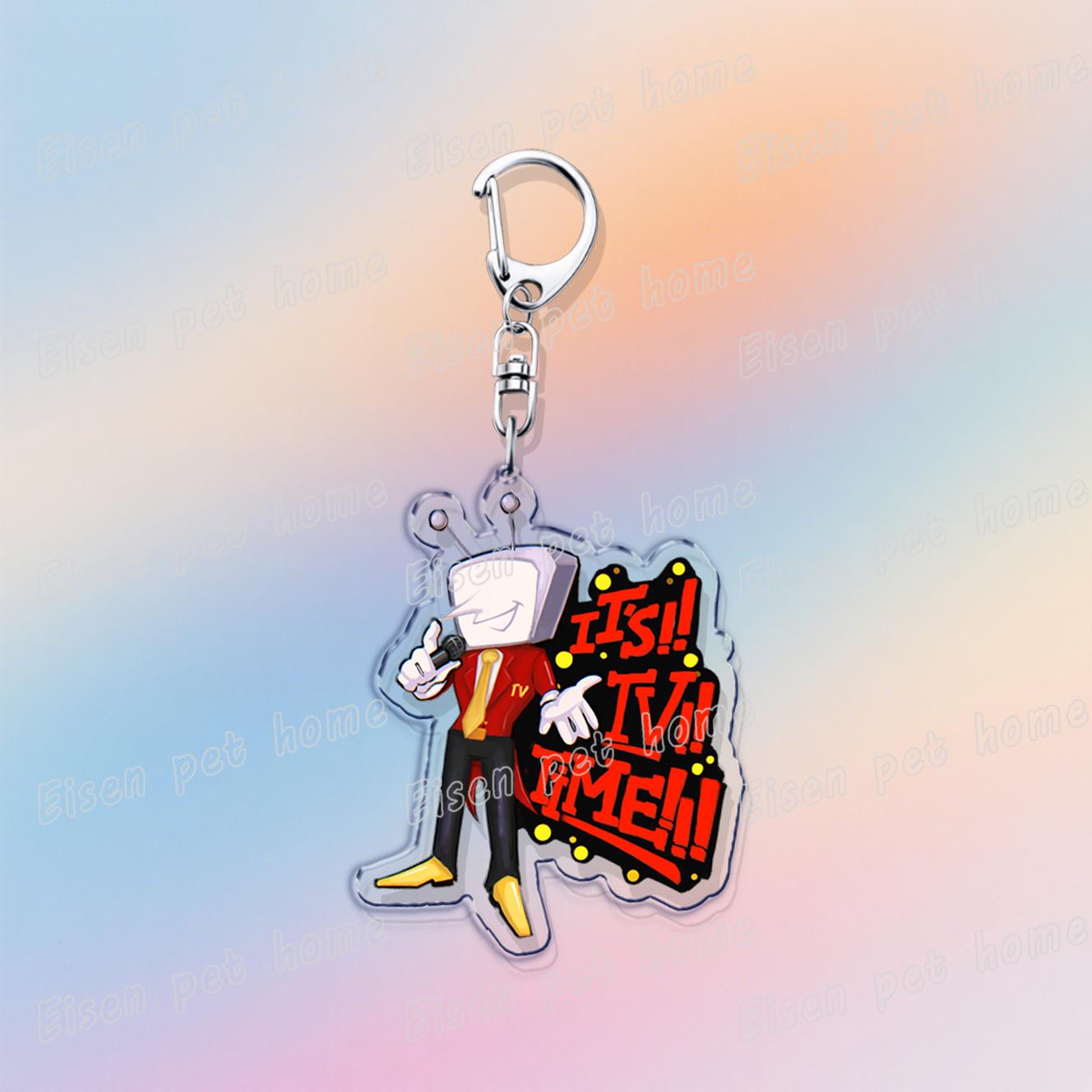 

Deltarune Tenna Keychain Accessories Bag Charms Undertale Mr Tenna Antenna Lanino Meme Keychains Keyrings Jewelry Fans Gift