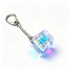 Clickable Keyboard Keychain LED Light - Stress Anxiety Relief Fidget Toy, Portable Desktop Accessory for Office Decoration Gift