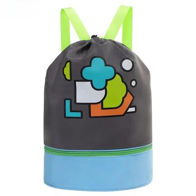 Children's Swimming Bag Dry Wet Separation Waterproof Storage Bag Boys and Girls Beach Bathing Cute Backpack Sports Bag