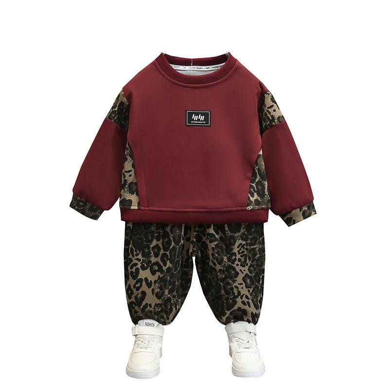 Stylisches Frühjahrs-Herbst-Sportset für Jungen aus weichem Baumwollstoff für Alter 3 bis 8 Jahre