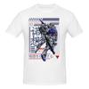 Mecha Warrior Gundam Anime TShirt Cotton Tees Shirt Streetwear Round Neck Tshirt Fashion ShortSleeve Clothes