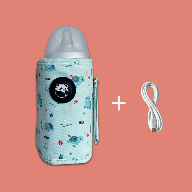 USB car bottle insulation cover portable milk thermostat outdoor constant temperature heating milk bottle insulation cover