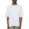STONE ISLAND Ss23 Marina sorozat Kerek nyakú zsebes rövid ujjú póló Férfi póló Égkék 7815216X4-V0041
