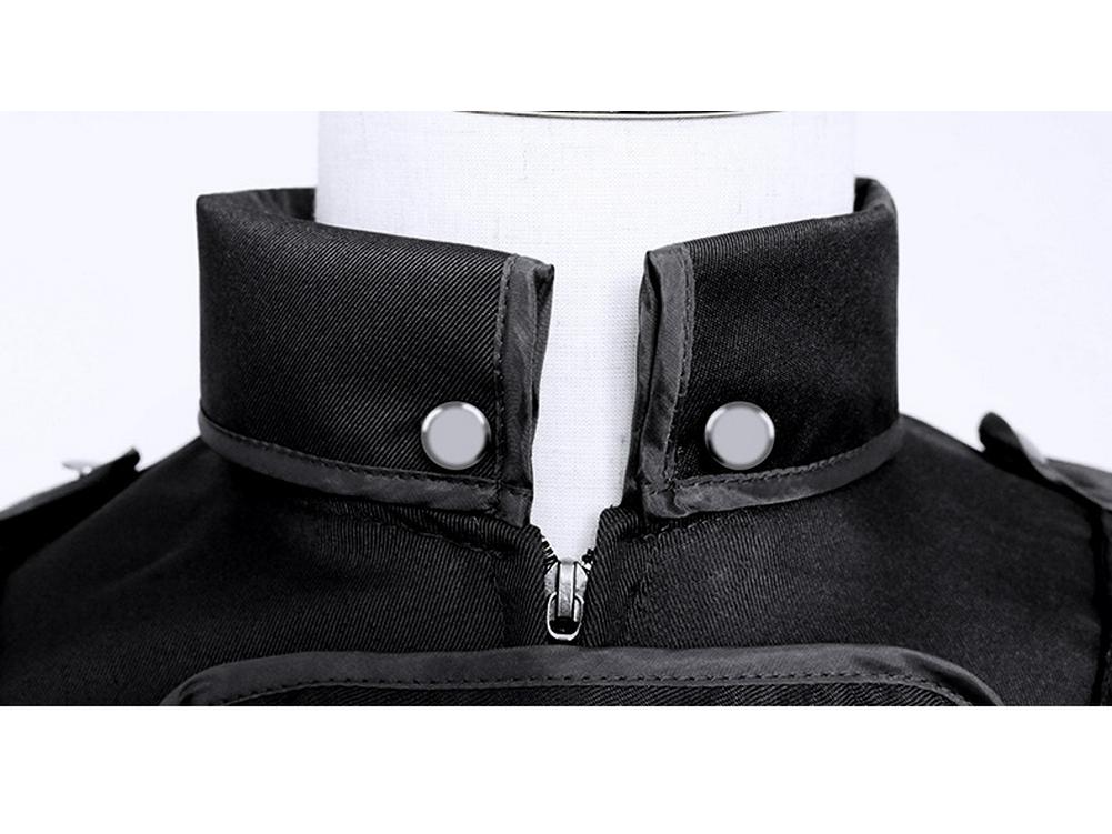 2024 Women's Halloween Medieval Tailcoat with Irregular Hem and Lapel