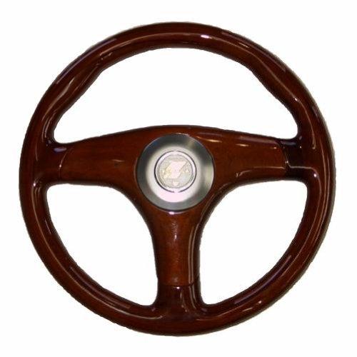 

Daikei Formula Wood 330 (330mm Diameter) Steering Wheel, Wood/Wood Spoke/Full Pad Type with Horn Button, FW-330