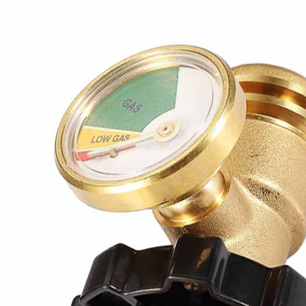 Adaptér měřiče propanové láhve Ukazatel hladiny Univerzální mosazné armatury Převod POL na QCC1 Typ 1