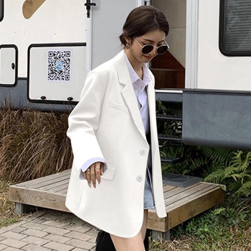 Spring Petite Slimming Blazer - Women's Korean Style Loose Fit Small Suit