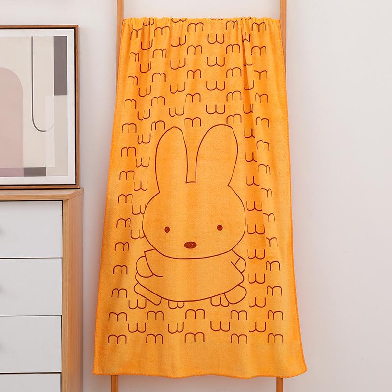 Gaoyang Cartoon Quick-Dry Children's Bath Towel, Water-Absorbent, 70x140cm, Adult & Beach Use