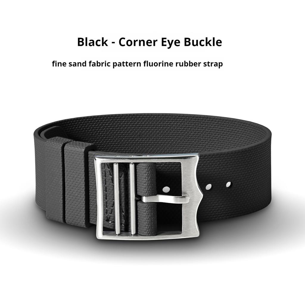20mm 21mm 22mm FKM Universal Fluororubber Watch Strap For Tudor BlackBay Omega Seamaster IWC Longines Rolex Belt Watch Band
