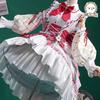 2023 Miku 15th Anniversary Cosplay Costume Pink Cute Lolita Princess Dress Suit Vocaloid Miku Uniform Christmas Carnival Clothes