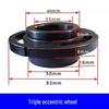 80/100-Tooth Nylon Synchronous Eccentric Wheel for Engraving Machines