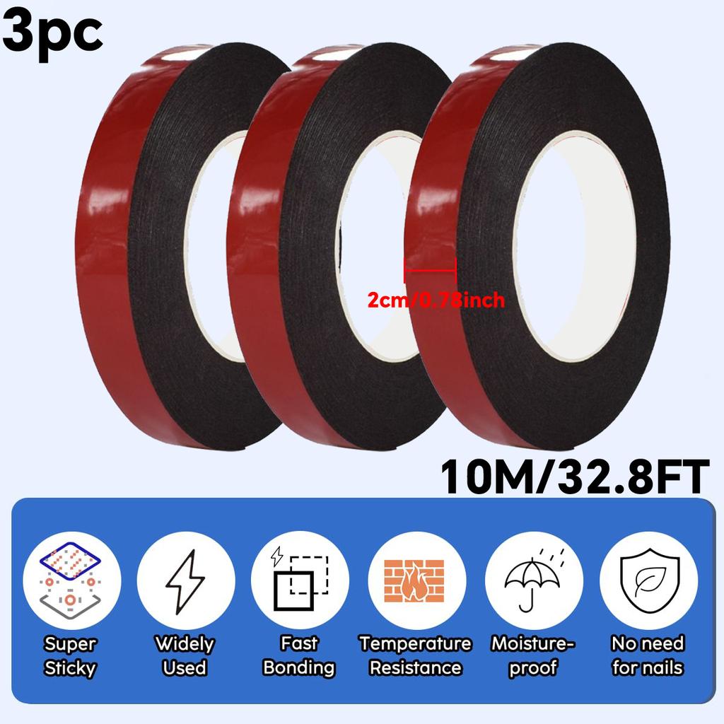 Extra Strong Double Sided Tape Acrylic Foam for Mounting Fixing Pad Car Special Doublesided Tape Waterproof High Temperat