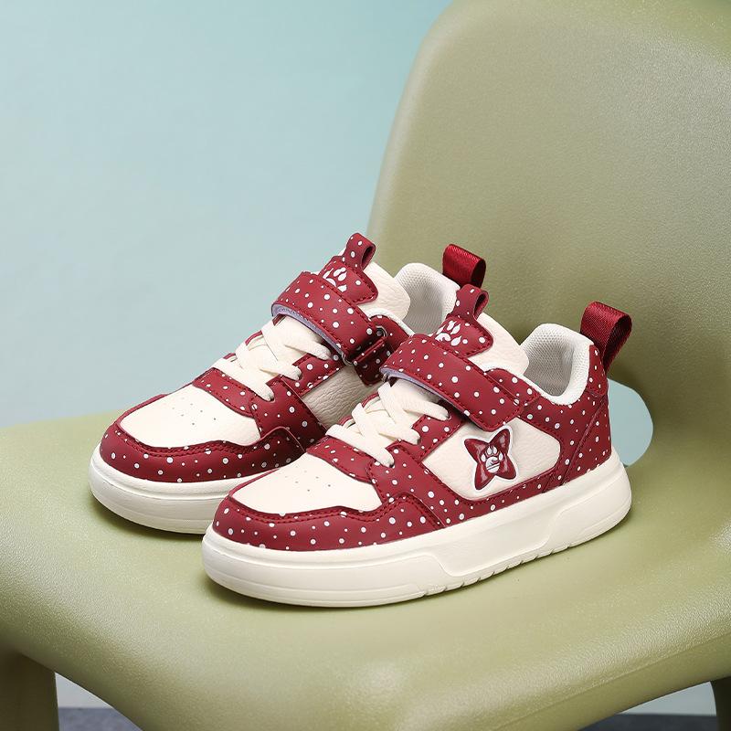 Boys Leather Fashion Casual Board Shoes Big and Middle School Children Girls Students Campus Lightweight Fashion Casual Board Shoes
