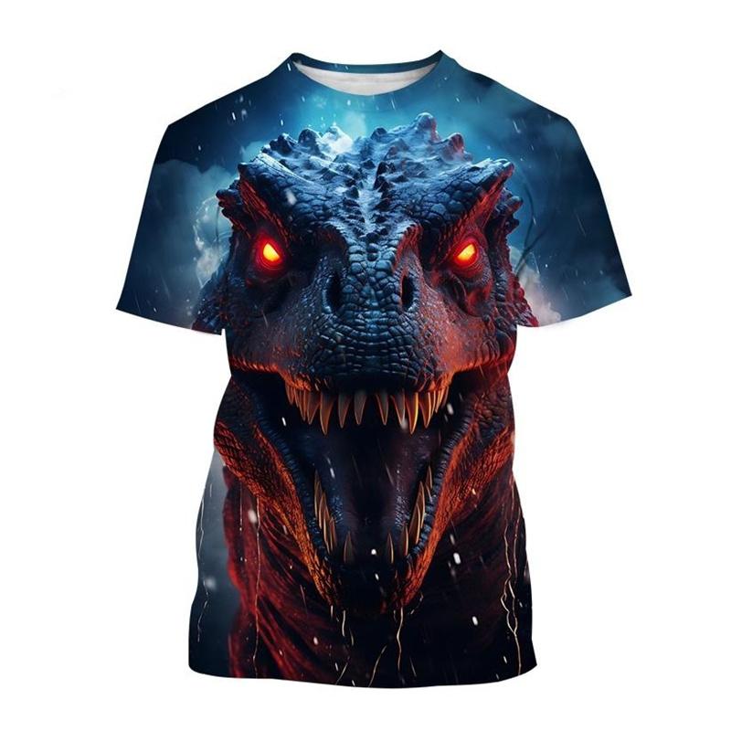 

Summer 3D Printed T-shirt Boys Kids Pattern Short-sleeved Round Neck T Shirt Casual Street Tees Tops 160