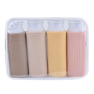 Large Capacity Disinfection Outdoor Travel Family Travel Silica Gel Packaging Bottle Large Capacity Shower Gel Hand Sanitizer Travel Bottle