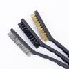 9-Inch Industrial Steel Wire Brush with Plastic Handle for Rust and Stain Removal