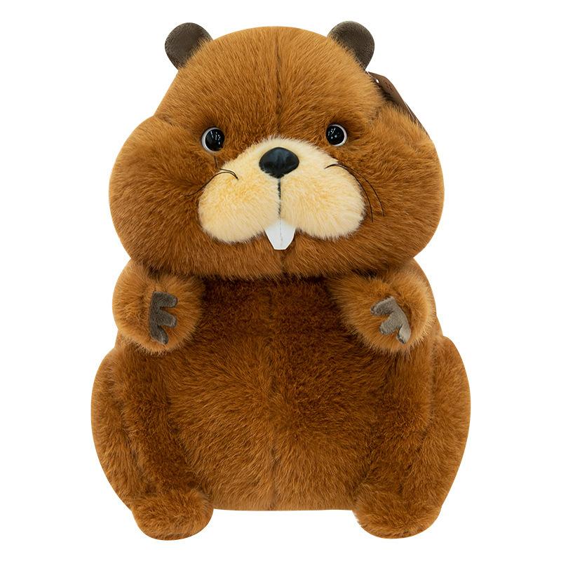 Groundhog Plush Toy Cute Groundhog Cute Pet Home Ornament Children'S Companion Doll