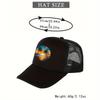 Personalized Fashion Beach Beach Print Baseball Hat With Breathable Mesh Sun Hat