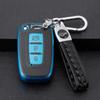 Hyundai Key Case for Santa Fe, ix35, Festa, ix25, Elantra, Mistra - Car Buckle Bag Shell.