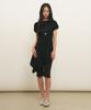 GENERALIDEA Pleated Half-Neck Knit Top [Black] / Gf2Lkp529