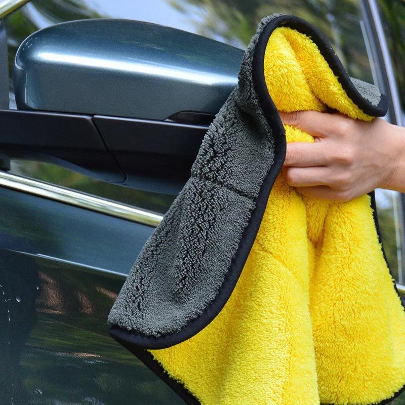 10/5/3/1pcs Thickened Double Layer Microfibre Car Washing Towel Soft Quick Drying Window & Mirror Wiping Rag Cleaning Products