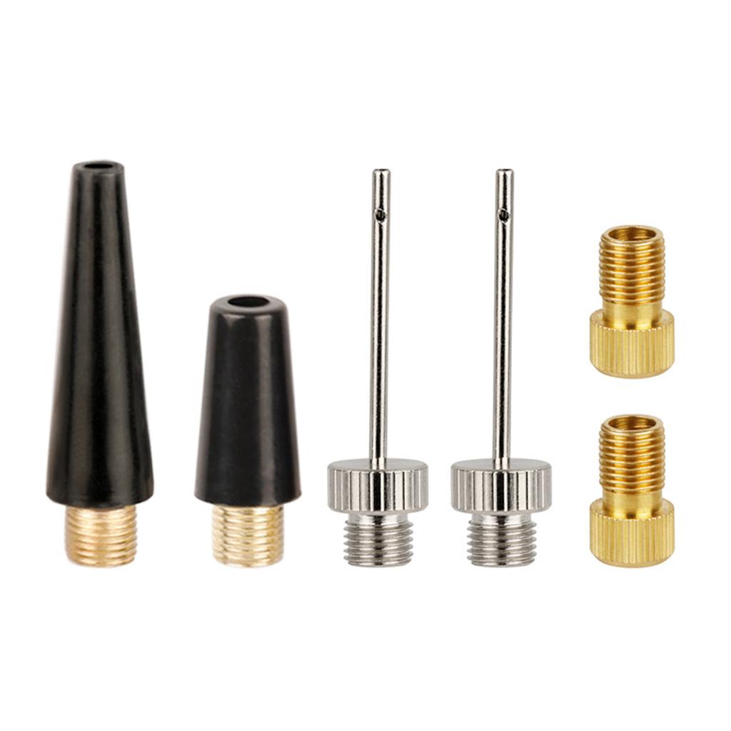 Road Bike Valve Adapter Bike Tire Valve Adapter Ball Pump Needles Inflation Nozzle Air Inflator Adaptor Bike Pump Tool